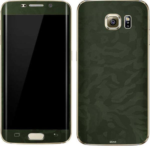Military Green Shadow Camo Galaxy S7 Edge Skin