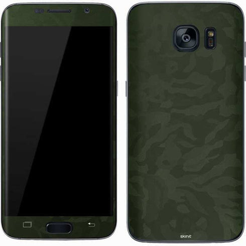 Military Green Shadow Camo Galaxy S7 Skin