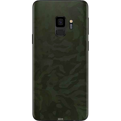 Military Green Shadow Camo Galaxy S9 Skin