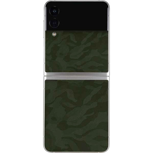 Military Green Shadow Camo Galaxy Z Flip3 5G Skin