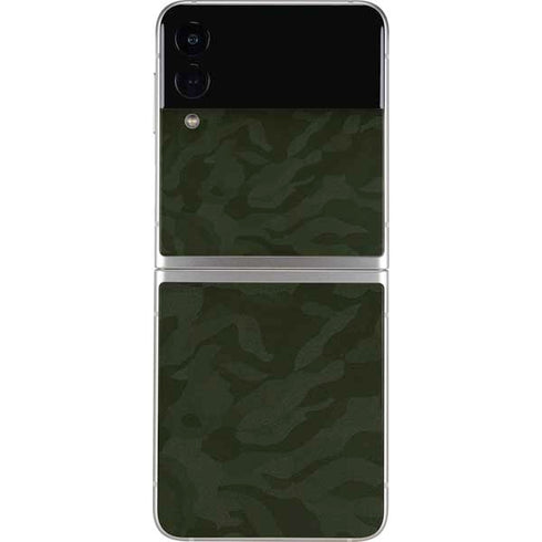 Military Green Shadow Camo Galaxy Z Flip4 5G Skin