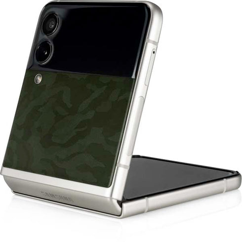 Military Green Shadow Camo Galaxy Z Flip4 5G Skin