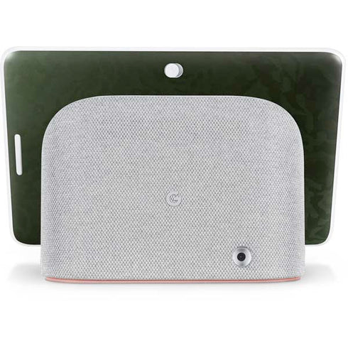 Military Green Shadow Camo Google Home Hub Skin