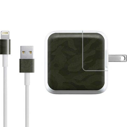 Military Green Shadow Camo iPad Charger (10W USB) Skin