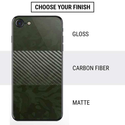 Military Green Shadow Camo iPhone SE (2nd & 3rd Gen) Skin