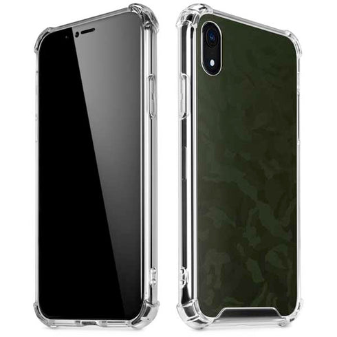 Military Green Shadow Camo iPhone XR Clear Case