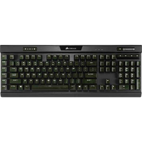 Military Green Shadow Camo K95 RGB PLATINUM Mechanical Gaming Keyboard Skin