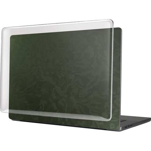 Military Green Shadow Camo MacBook Pro 16in (2021-25) Case plus Skin