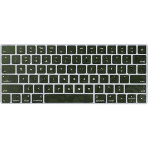 Military Green Shadow Camo Magic Keyboard Skin