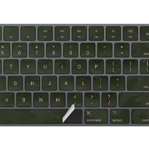 Military Green Shadow Camo Magic Keyboard with Numeric Keypad Skin