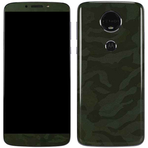 Military Green Shadow Camo Moto E5 Plus Skin
