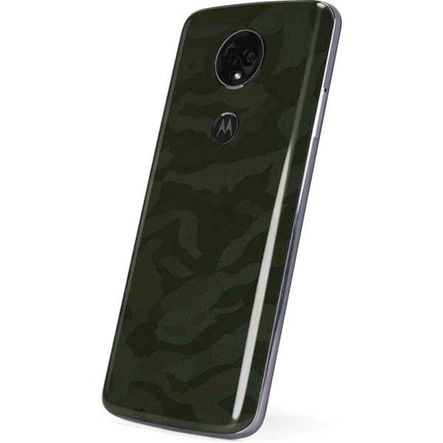 Military Green Shadow Camo Moto E5 Plus Skin