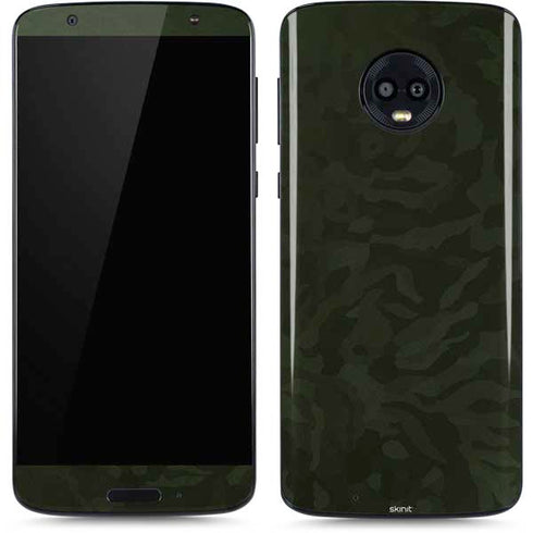 Military Green Shadow Camo Moto G6 Skin