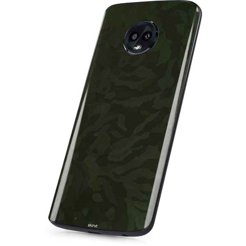 Military Green Shadow Camo Moto G6 Skin