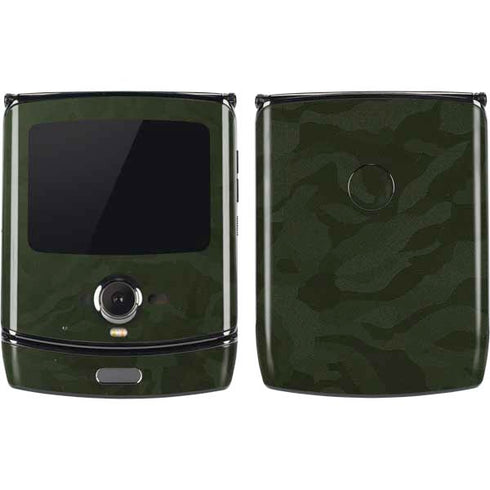 Military Green Shadow Camo Motorola RAZR Skin