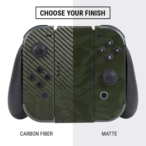 Military Green Shadow Camo Nintendo Switch Bundle Skin