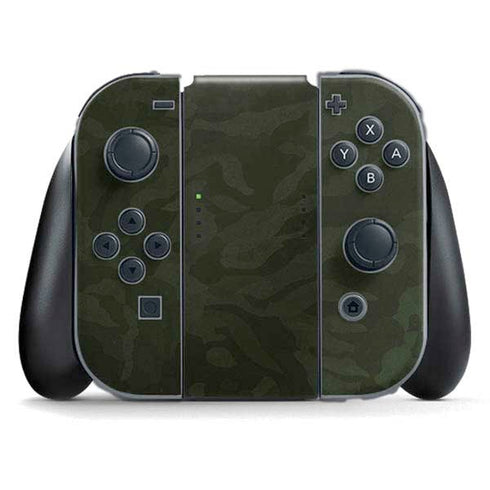 Military Green Shadow Camo Nintendo Switch (2017-2021) Joy-Con Controller Skin