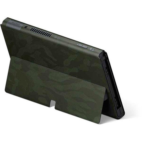 Military Green Shadow Camo Nintendo Switch OLED (2021) Skin