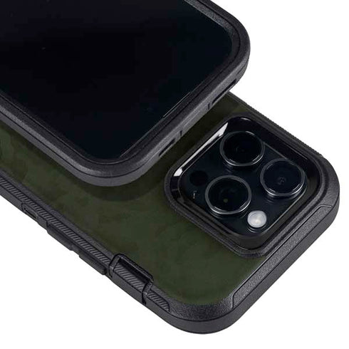 Military Green Shadow Camo Otterbox Defender iPhone Skin