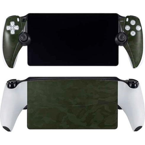 Military Green Shadow Camo PlayStation Portal Remote Player Skin