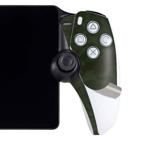 Military Green Shadow Camo PlayStation Portal Remote Player Skin