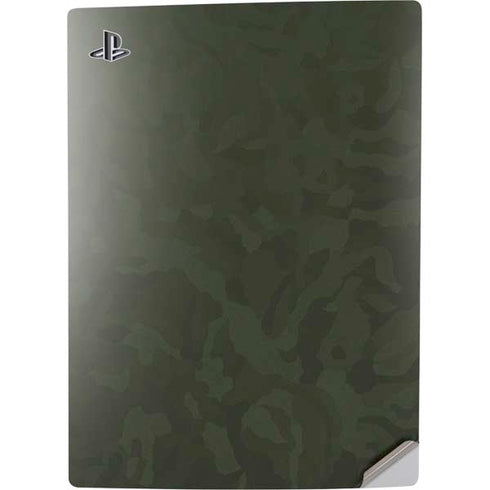Military Green Shadow Camo PS5 Digital Edition Console Skin