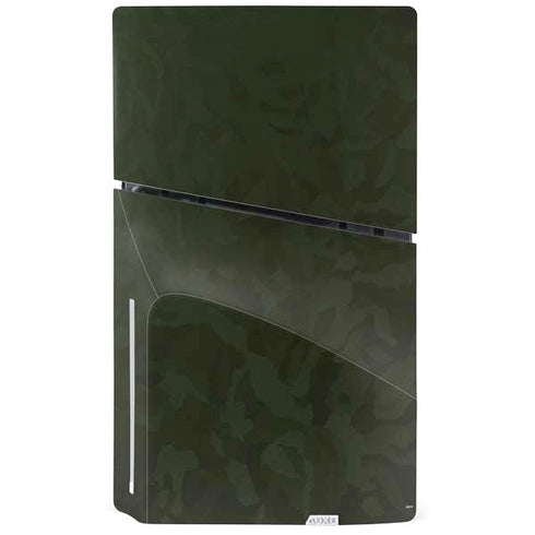 Military Green Shadow Camo PS5 Slim Disk Bundle Skin