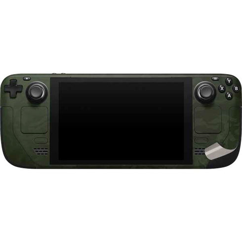 Military Green Shadow Camo Steam Deck Handheld Gaming Computer Skin