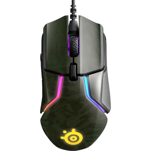 Military Green Shadow Camo SteelSeries Rival 600 Gaming Mouse Skin