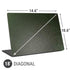 Military Green Shadow Camo Universal Laptop 18in (14.6 x 10.6in) Skin