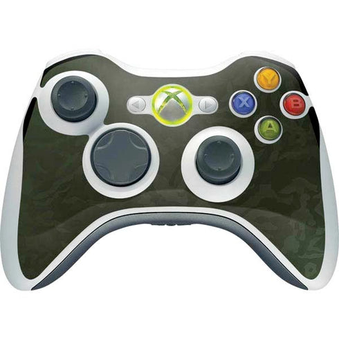 Military Green Shadow Camo Xbox 360 Wireless Controller Skin