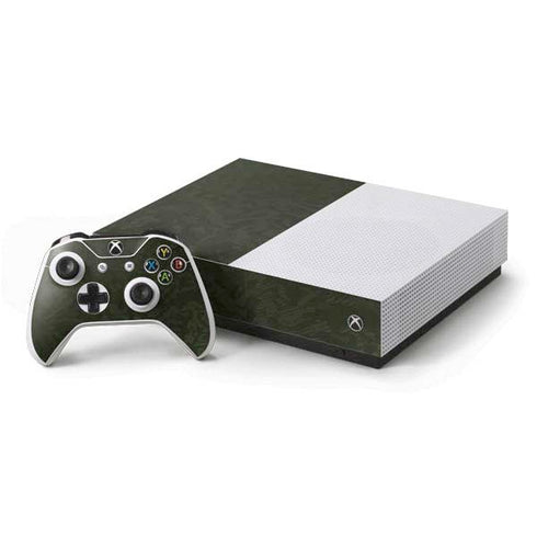 Military Green Shadow Camo Xbox One S All-Digital Edition Bundle Skin