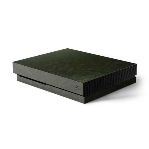 Military Green Shadow Camo Xbox One X Console Skin