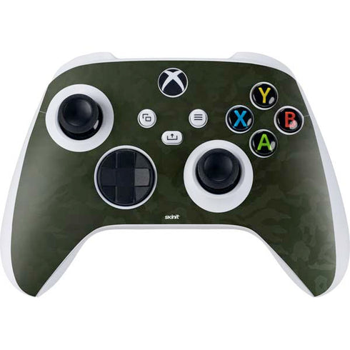 Military Green Shadow Camo Xbox Series S Controller Skin