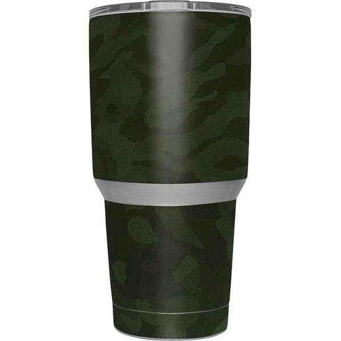 Military Green Shadow Camo Yeti 30oz Rambler Tumbler Skin