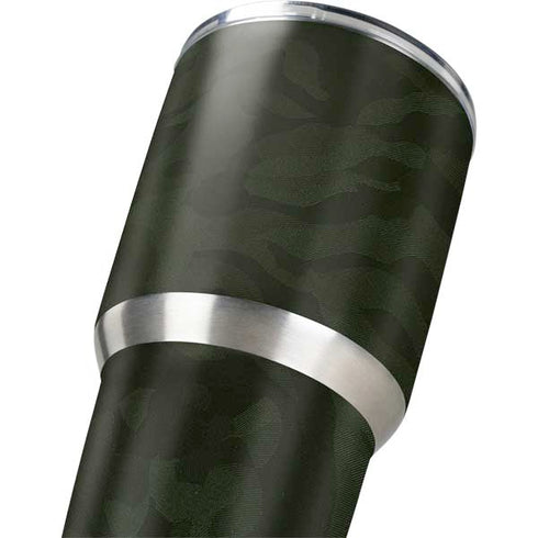 Military Green Shadow Camo Yeti 30oz Rambler Tumbler Skin