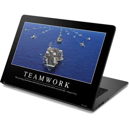 Military Inspirational Poster Dell Chromebook Skin