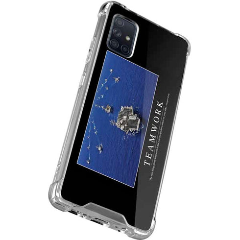 Military Inspirational Poster Galaxy A51 5G Clear Case