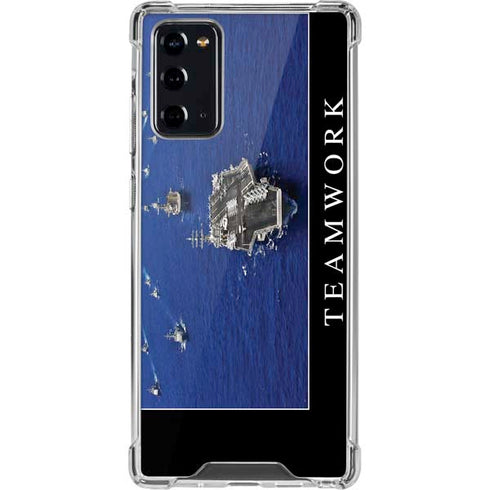 Military Inspirational Poster Galaxy Note20 5G Clear Case