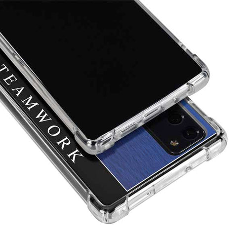 Military Inspirational Poster Galaxy Note20 5G Clear Case