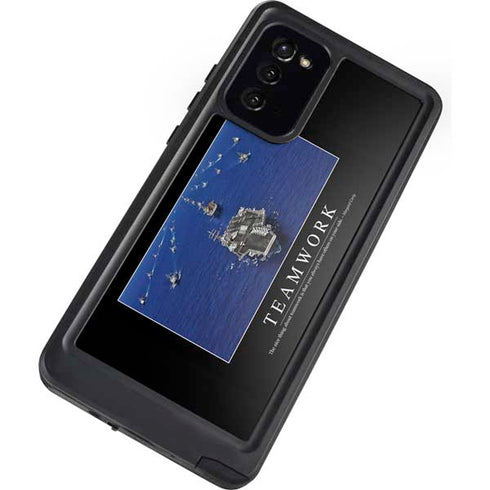 Military Inspirational Poster Galaxy Note20 5G Waterproof Case