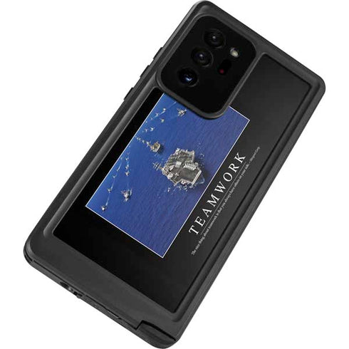 Military Inspirational Poster Galaxy Note20 Ultra 5G Waterproof Case