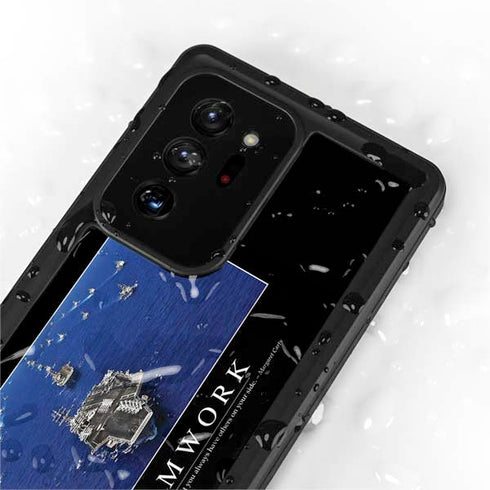 Military Inspirational Poster Galaxy Note20 Ultra 5G Waterproof Case
