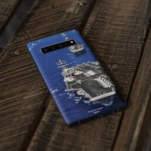 Military Inspirational Poster Galaxy S10 Plus Skin