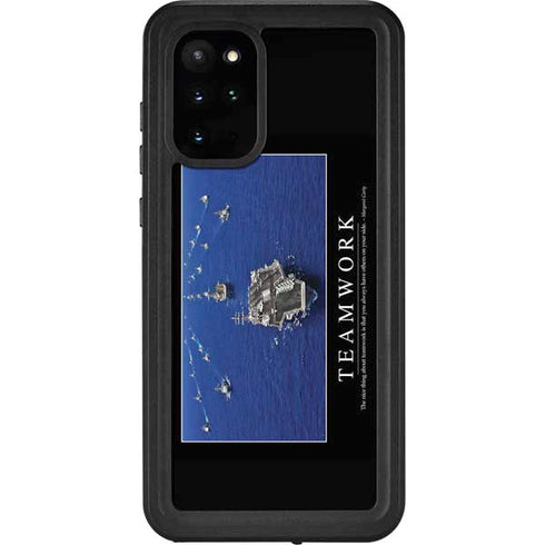 Military Inspirational Poster Galaxy S20 Plus Waterproof Case