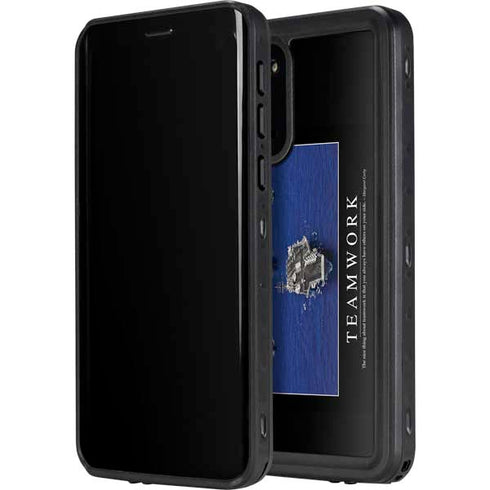 Military Inspirational Poster Galaxy S20 Plus Waterproof Case