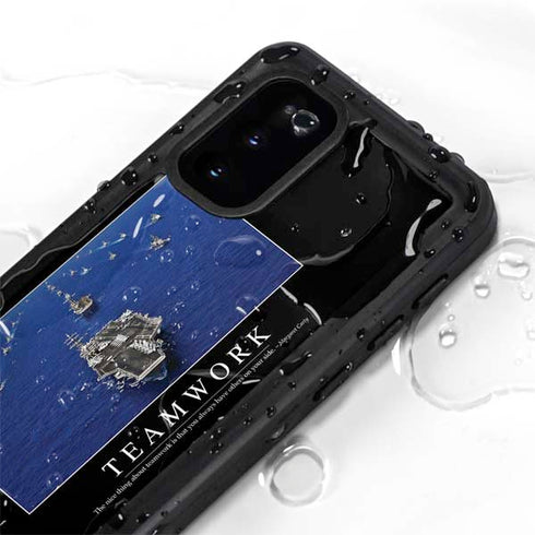 Military Inspirational Poster Galaxy S20 Waterproof Case
