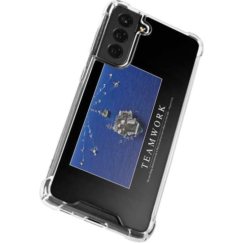 Military Inspirational Poster Galaxy S21 FE Clear Case