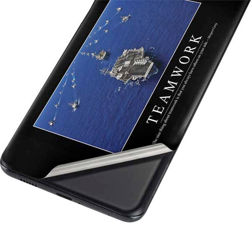 Military Inspirational Poster Galaxy S21 Plus 5G Skin