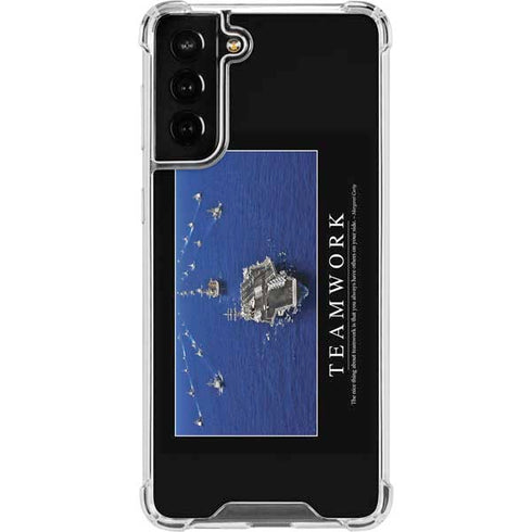 Military Inspirational Poster Galaxy S22 Plus Clear Case